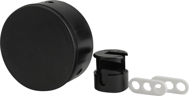 Verteilerbaldachin Deckenverteilerdose Lampenverteiler schwarz Fassungen