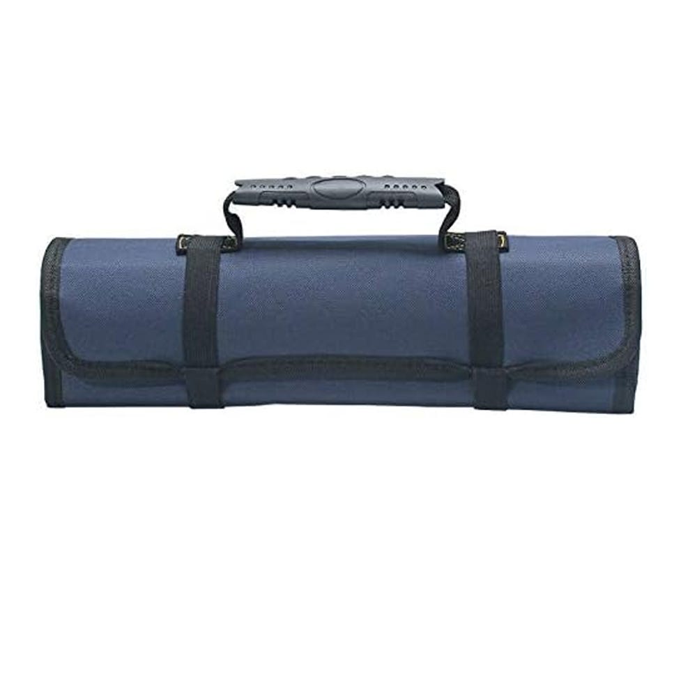 Blaue Werkzeugtasche Mit 22 Fächern, Tragbarer Werkzeugorganizer, Faltbare/rollbare Werkzeugtasche Aus Oxford-gewebe, Rolle 60