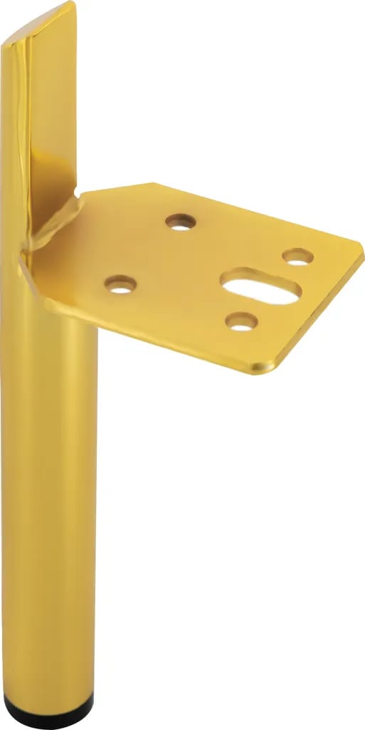 Ein Set Aus 4 Möbelfüßen, 15 Cm Lang, Geeignet Für Tisch- Und Möbelstützen, Goldfarben.