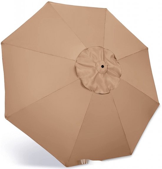 Sonnenschirmdach – 2,7 M, Dick Und Robust, 6 Speichen, Uv-schutz, Wasserdicht, Geeignet Für Den Außenbereich, Garten Und Terrasse