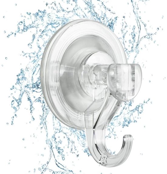 2er-pack Wasserdichte, Wiederverwendbare, Abnehmbare Und Extrem Starke Saugnapfhaken Für Glas Und Fliesen