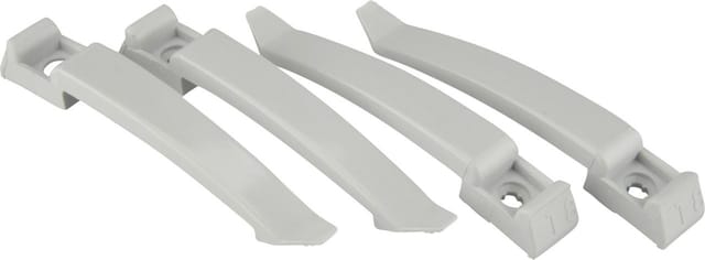 Kabel-Klemmbügel 100 mm grau 4x Nagelschellen