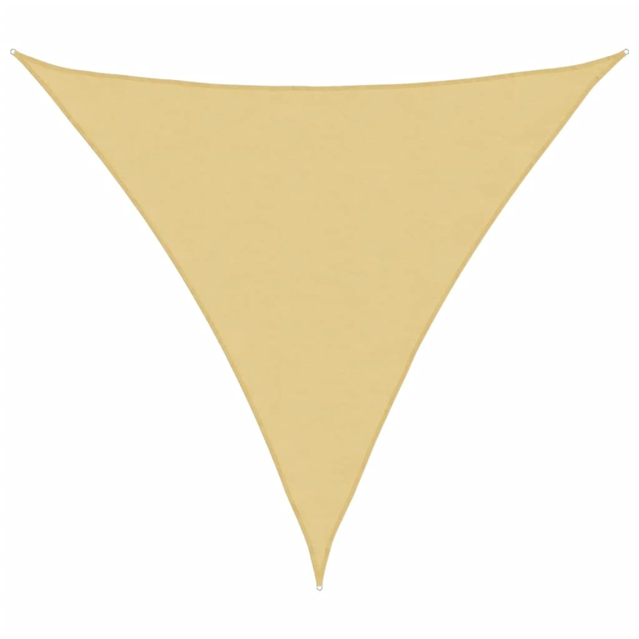 2x2x2m Beige Dreieckiges Sonnensegel Aus Wasserdichtem Oxford-gewebe Für Garten, Pool Und Terrasse