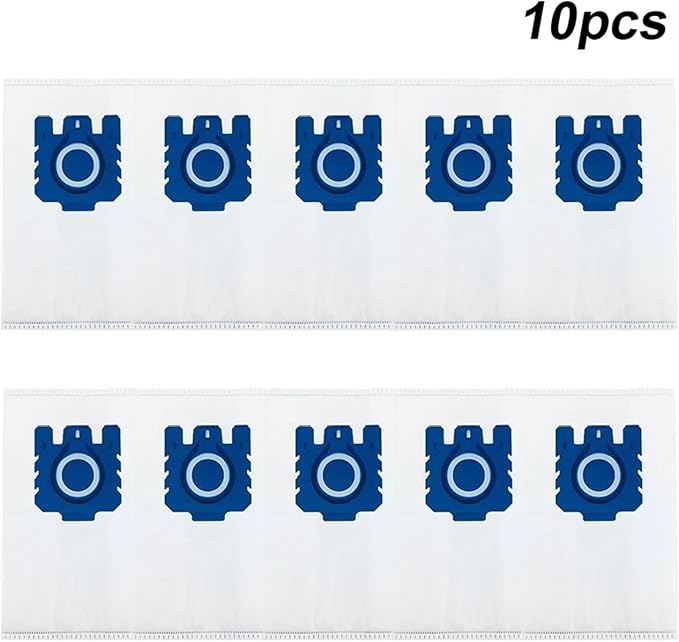 Geeignet Für Airclean Gn 3d Staubbeutel, Staubbeutel/filter Für Miele S2, S5, S8, Classic C1, C2 Und C3 Serien-kanisterstaubsauger (10er-packung)