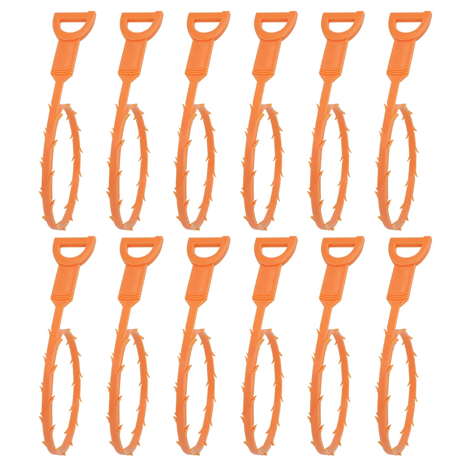 Flexibles Entstopfungswerkzeug, Entfernt Effektiv Haare Und Schmutz, 19,6 Cm, 12 Stück