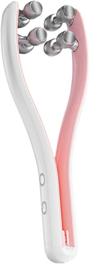 Ems-gesichtsmassageroller In Y-form, Lifting-gerät In V-form, Doppelkinn-entferner, Hautpflege-werkzeug (pink), Einfache Installation