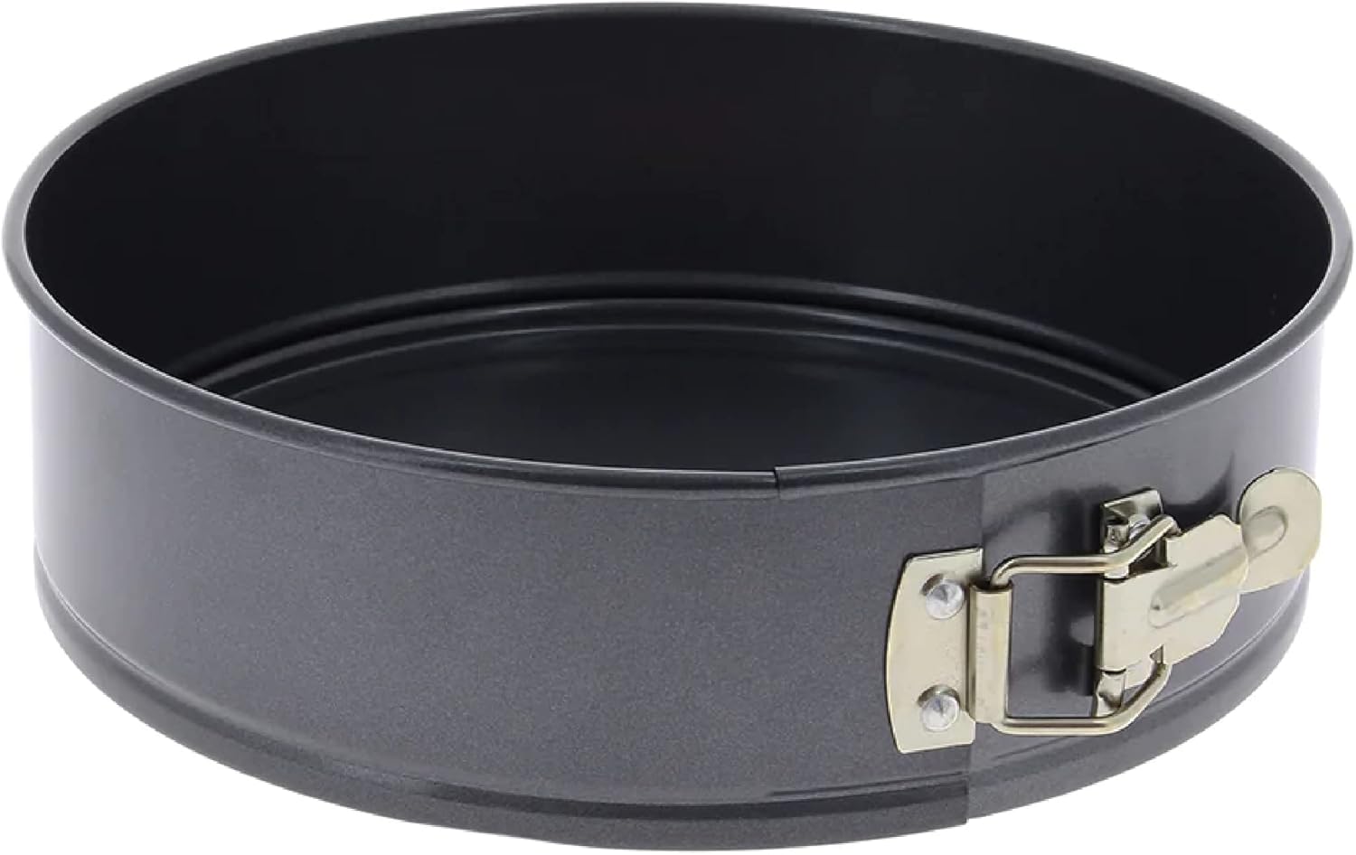 Herausnehmbare, Antihaftbeschichtete Backform Aus Edelstahl – Durchmesser 20 Cm, Höhe 6,5 Cm –, Schwarz