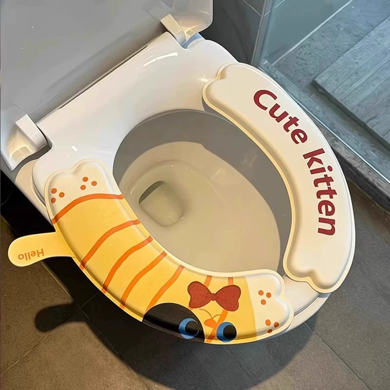 Wc-sitzbezug, Wasserdicht, Für Alle Jahreszeiten Geeignet, Wasserdichtes Zweiteiliges Design Für Den Heimgebrauch, Speziell Für Wc-sitze.