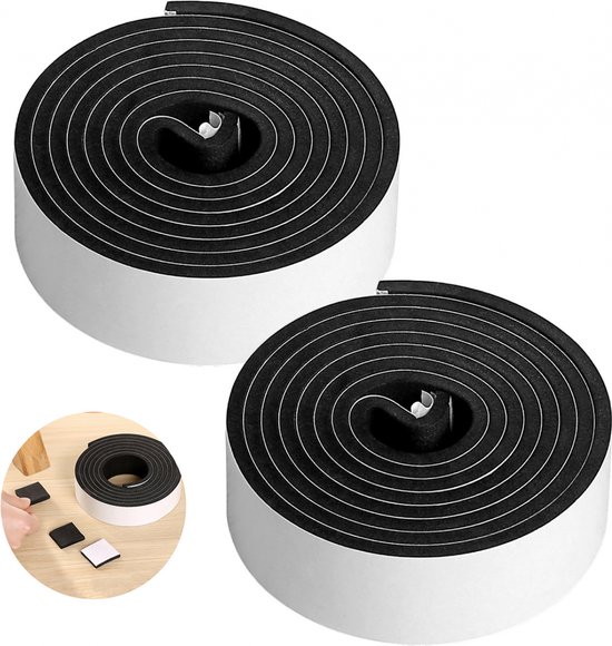 2 Rollen Selbstklebende Filzgleiter Für Möbel – 5 Cm X 2 M – Kratzfest