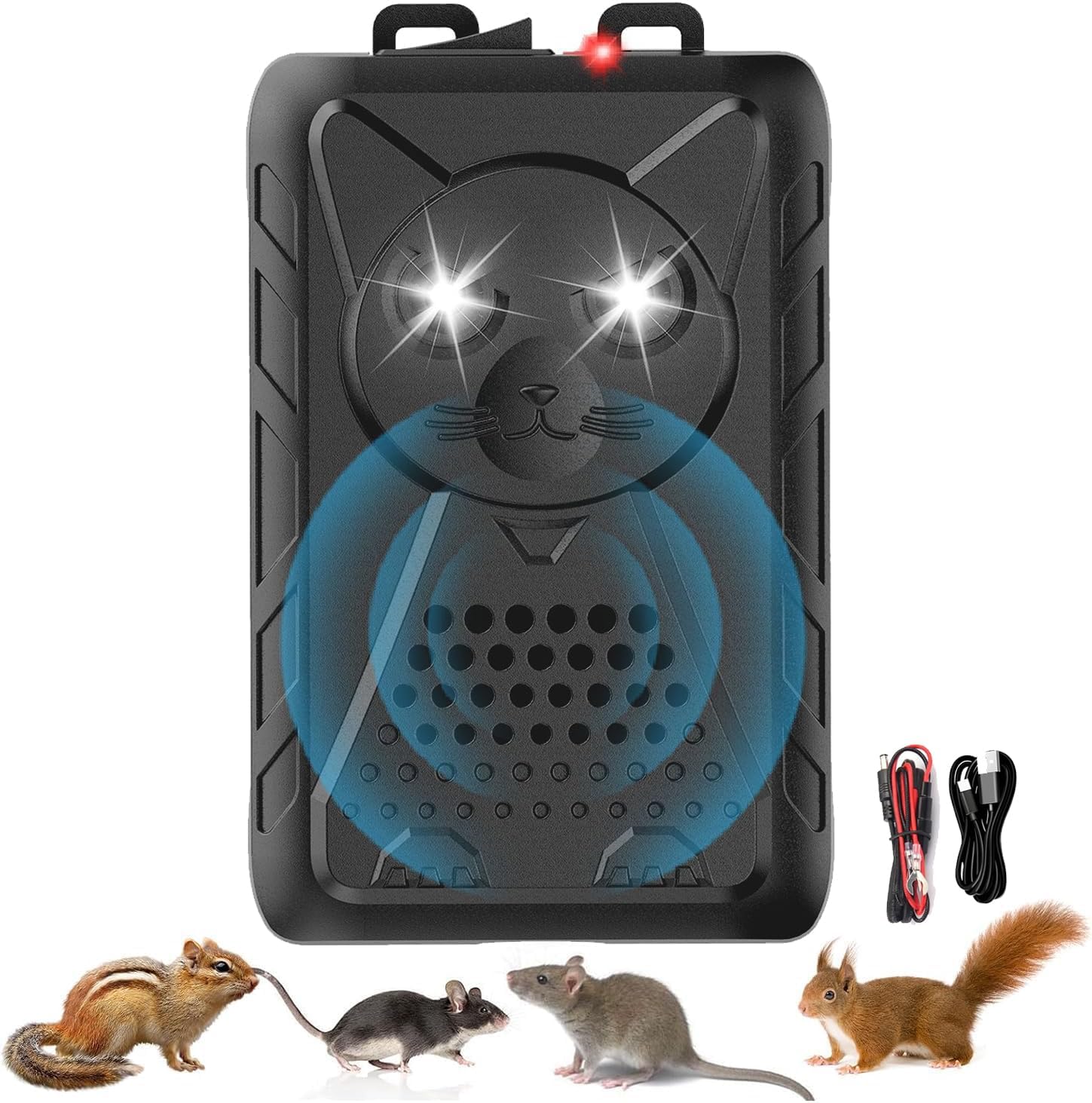 Mäuseabwehrgerät Fürs Auto, Nagetiervertreiber Mit Intelligenter Ultraschallfrequenzumwandlung, Tragbarer Ultraschall-nagetiervertreiber