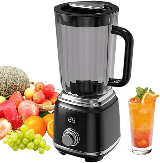Wiederaufladbarer, Tragbarer Entsafter Mit Led-anzeige, Kabellos, Schwarz, Für Zitronen, Orangen, Ananas, Zitrusfrüchte Und Gemüse