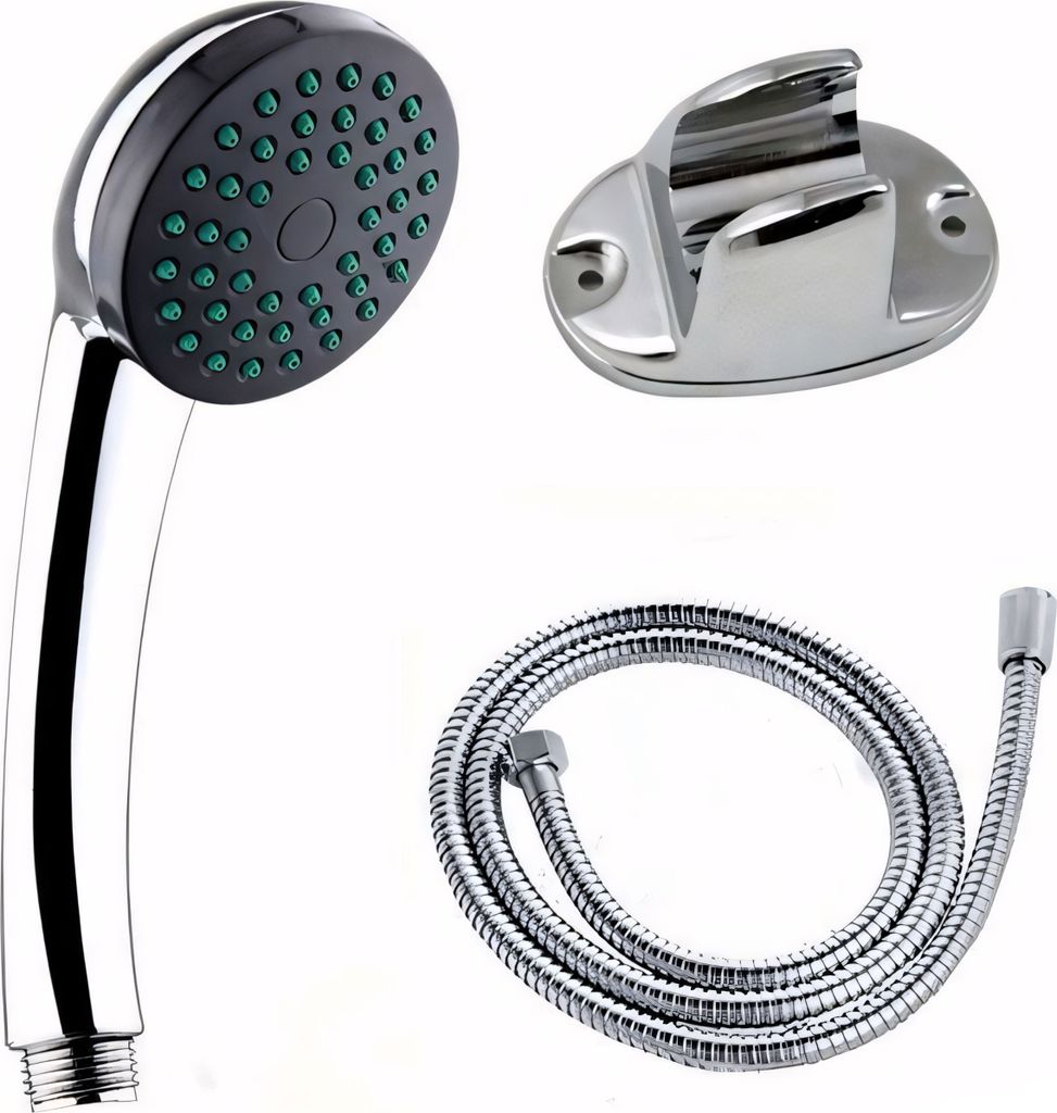 Duschkopf-set – Hochdruck-wasserspar-universal-handbrause Mit Massagefunktion Und 1,5 M Schlauch