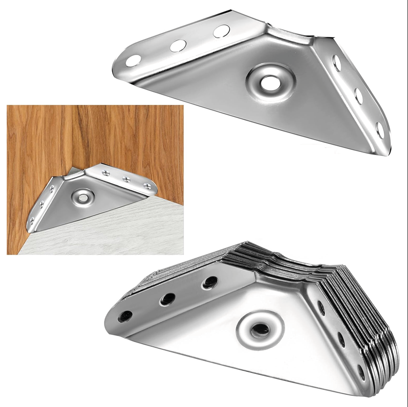 Edelstahl-winkelverbinder, 20 Stück Pro Packung, Universelle Winkelverbinder, Zur Verstärkung Und Reparatur Von Möbeln Wie Stühlen, Tischen Und Schränken