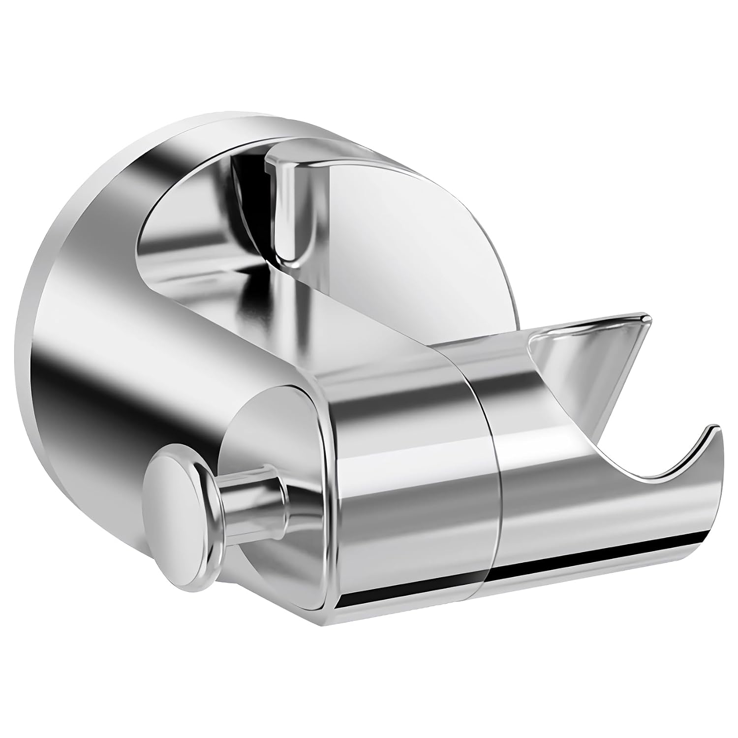 Duschhalterung Mit Saugnapf, 360° Drehbar, Verstellbar, Handbrausehalterung, Rückstellbar, Silberfarben