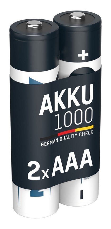 ANSMANN Micro AAA Akku 1000 mAh Hohe Kapazität