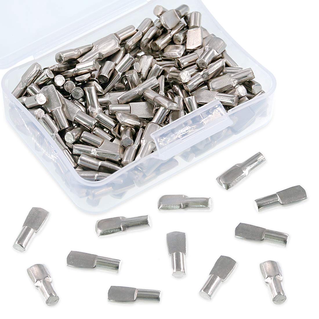 150-teilige Packung, 5 Mm Vernickelte, Löffelförmige Regalwinkel, Ideal Für Schränke.