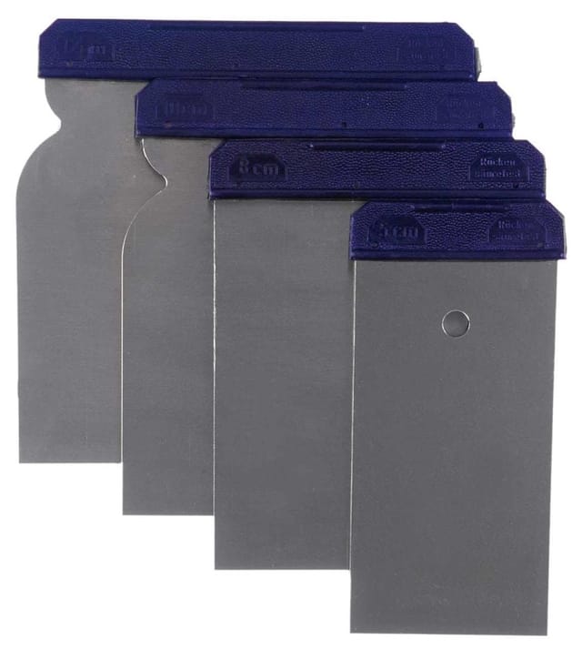 Japan-Spachtel-Set 4-teilig Spachtelset Flächenspachtel
