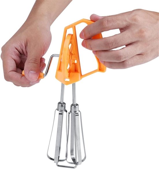 Handmixer Aus Edelstahl – Ein Multifunktionales Küchengerät, Mit Dem Man Eier Schlagen, Milch Aufschäumen Und Vieles Mehr Machen Kann