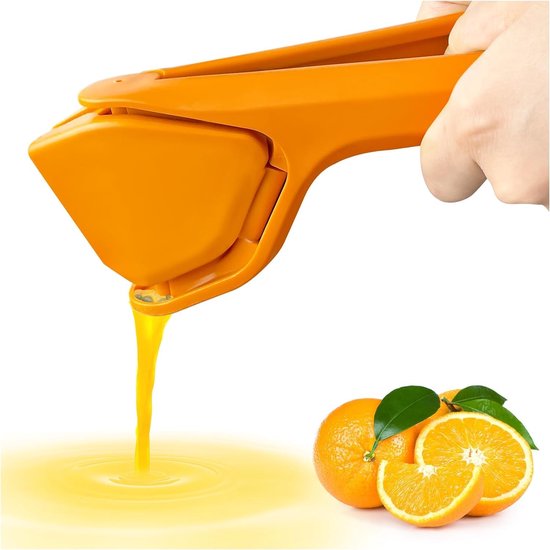 Hochwertiger Zitronen- Und Zitrusentsafter Aus Edelstahl Mit Hebelmechanismus – Orange