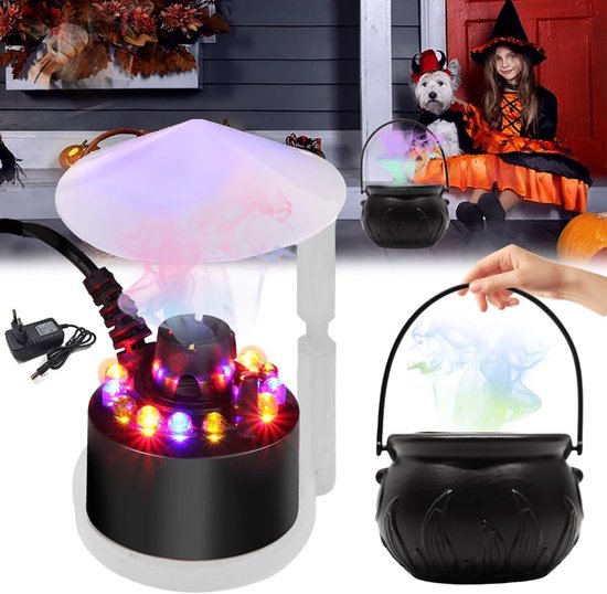 Nebelmaschine, Ultraschallvernebler Mit Led, Mini-ultraschallvernebler Mit Kessel, Spritzschutz, Ultraschall-nebelmaschine, Ultraschall-vernebelungsgerät