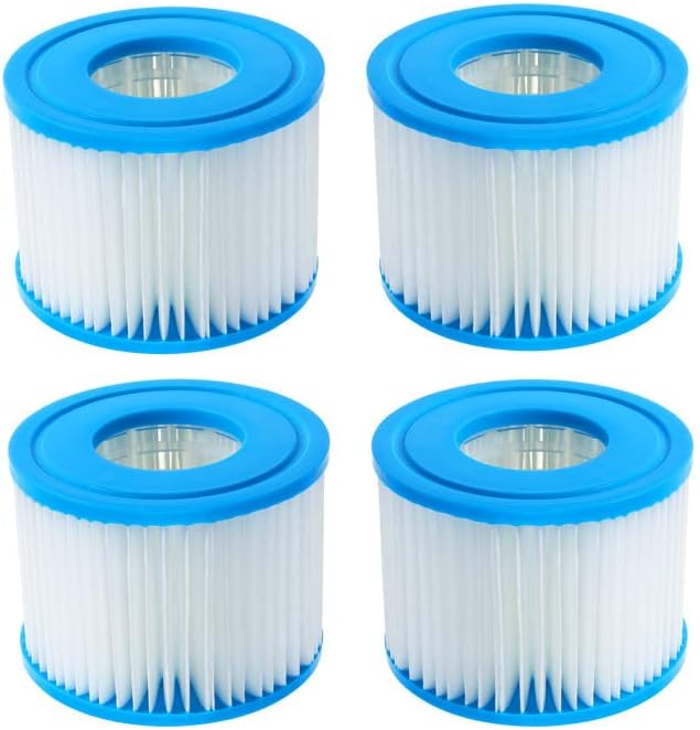 Geeignet Für Bestway Vi Whirlpool-filterkartuschen, Luftgefüllte Whirlpools Und Andere Arten Von Luftgefüllten Filterkartuschenzubehör (4 Stück)
