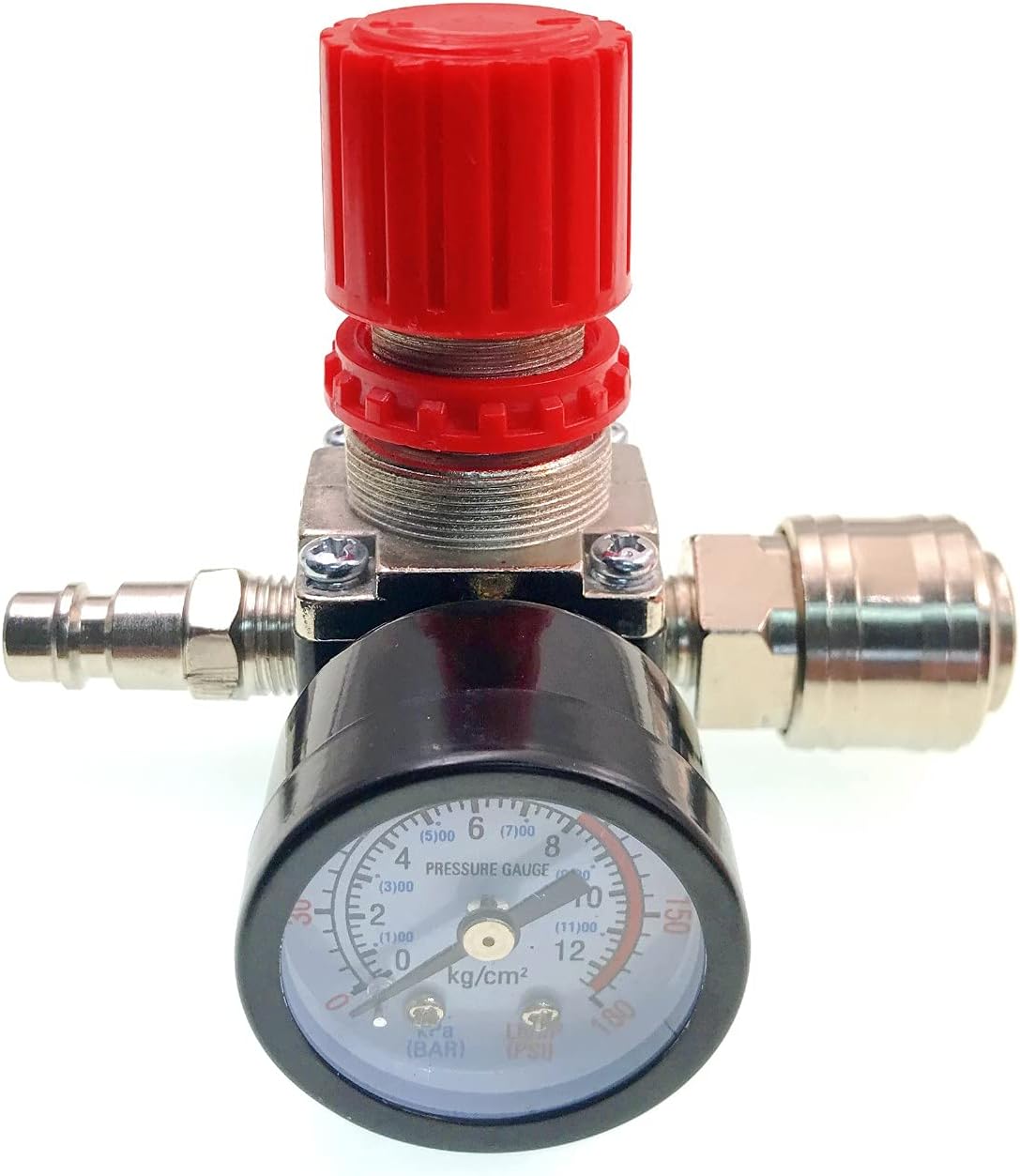 1/4-zoll (ca. 0,6 Cm) Luftkompressor-druckregler, Inline-druckluftregler Für Instrumente, Druckluftregler Für Druckluft- Und Druckluftwerkzeuge (3-wege-ventil)