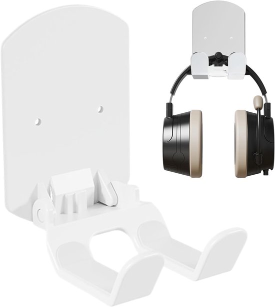 Selbstklebende, Klappbare Wandhaken, Bohrfreie Aufbewahrungsmöglichkeit Für Controller Und Kopfhörer Für Den Schreibtisch Im Schlafzimmer