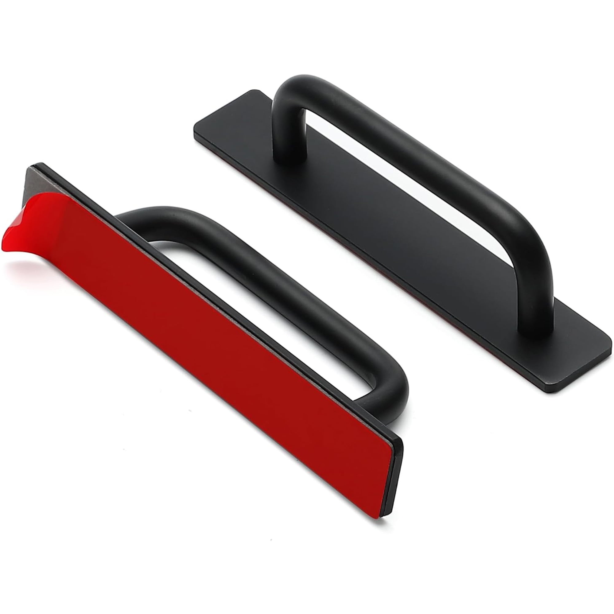 Schrankgriffe, Schubladengriffe Und Schubladenhalterungen, Selbstklebend, 14,8 Cm, 8er-pack, Schwarz