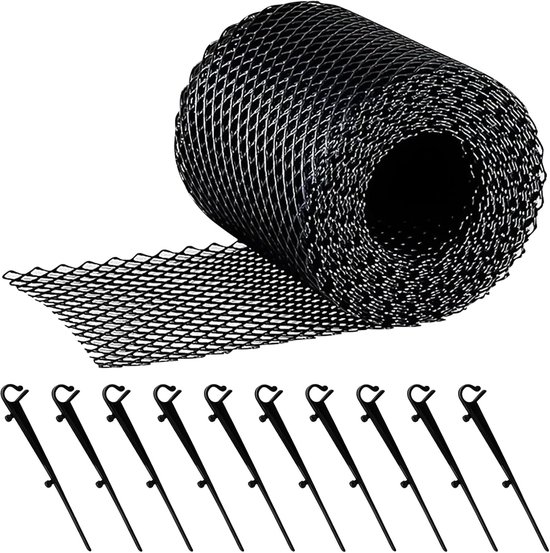 Entwässerungsrinnen, Laubschutzvorrichtungen, 8 M X 18 Cm, Dachrinnen