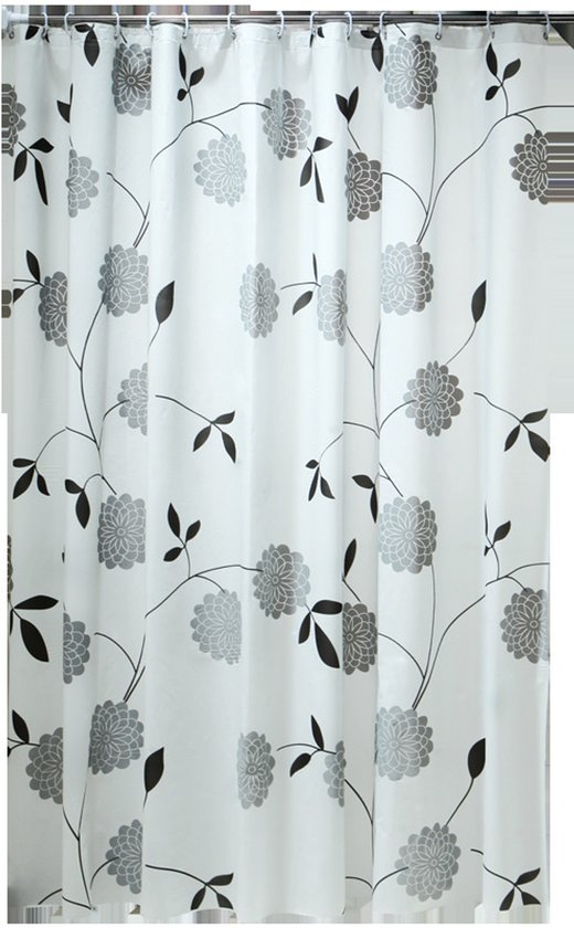 240 X 200 Cm Wasserdichter Und Schimmelresistenter Peva-duschvorhang Mit Ringen