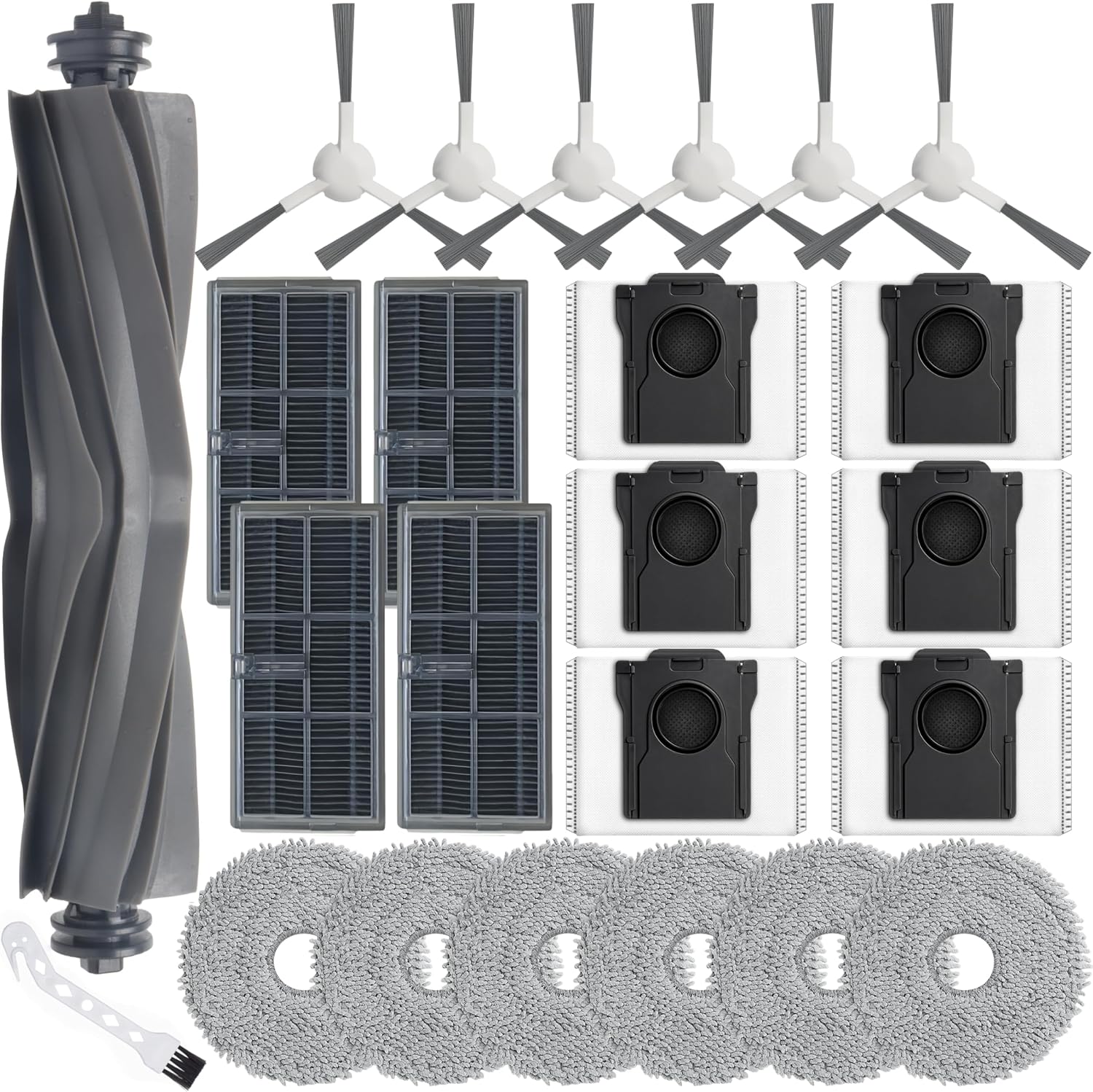 24-teiliges Zubehörset Für Die Staubsauger Dreame L10s Pro Heat Ultra/x30 Ultra/mova E30 Ultra