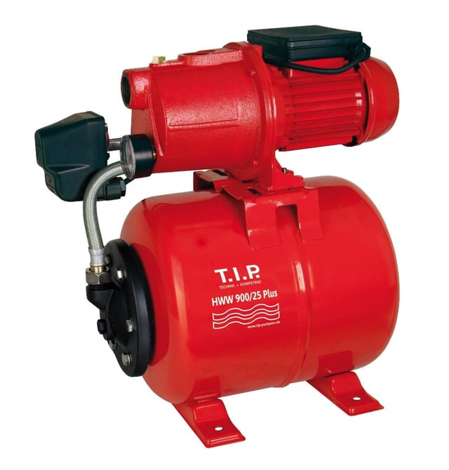T.i.p. - HausWasserWerk hww 900/25 Fördermenge max.: 2.800 l/h 600 w Wasserpumpe