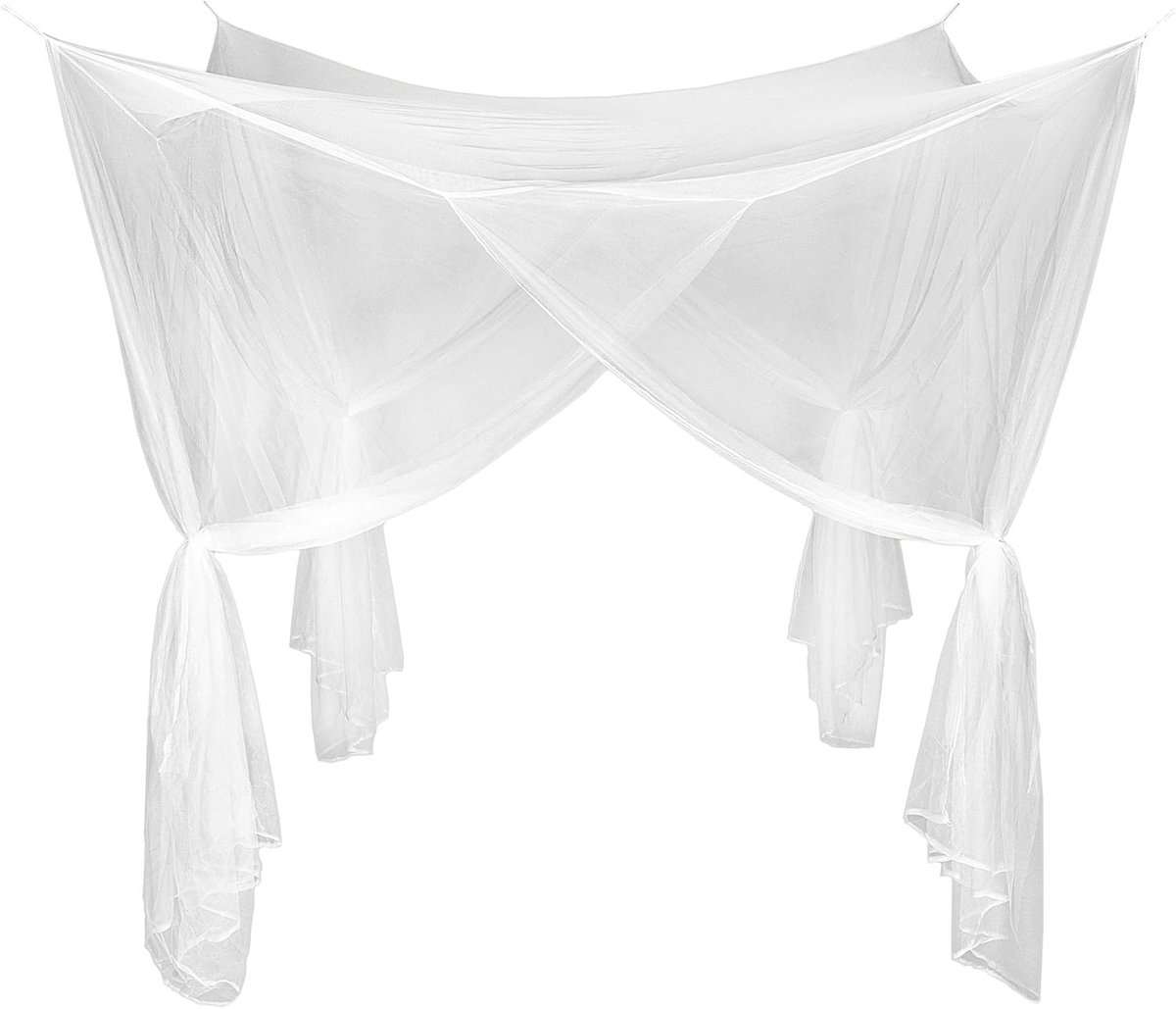 Moskitonetz – Personen-moskitonetz – Quadratisch – Inkl. Montagematerial – Moskitonetzzelt – Für Den Heimgebrauch Geeignet – 2 190 Cm X 210 Cm X 240 Cm