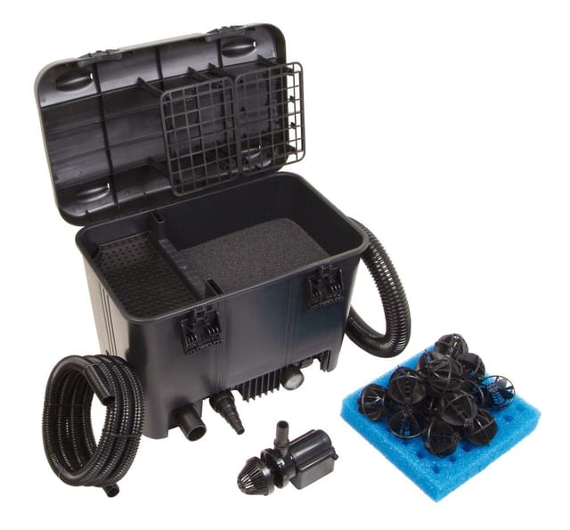 Teichaußenfilter mts 20000 uv 18 max. Fördermenge 3.800 l/h, 70 w Teichpumpen & Pumpenzubehör - T.i.p.