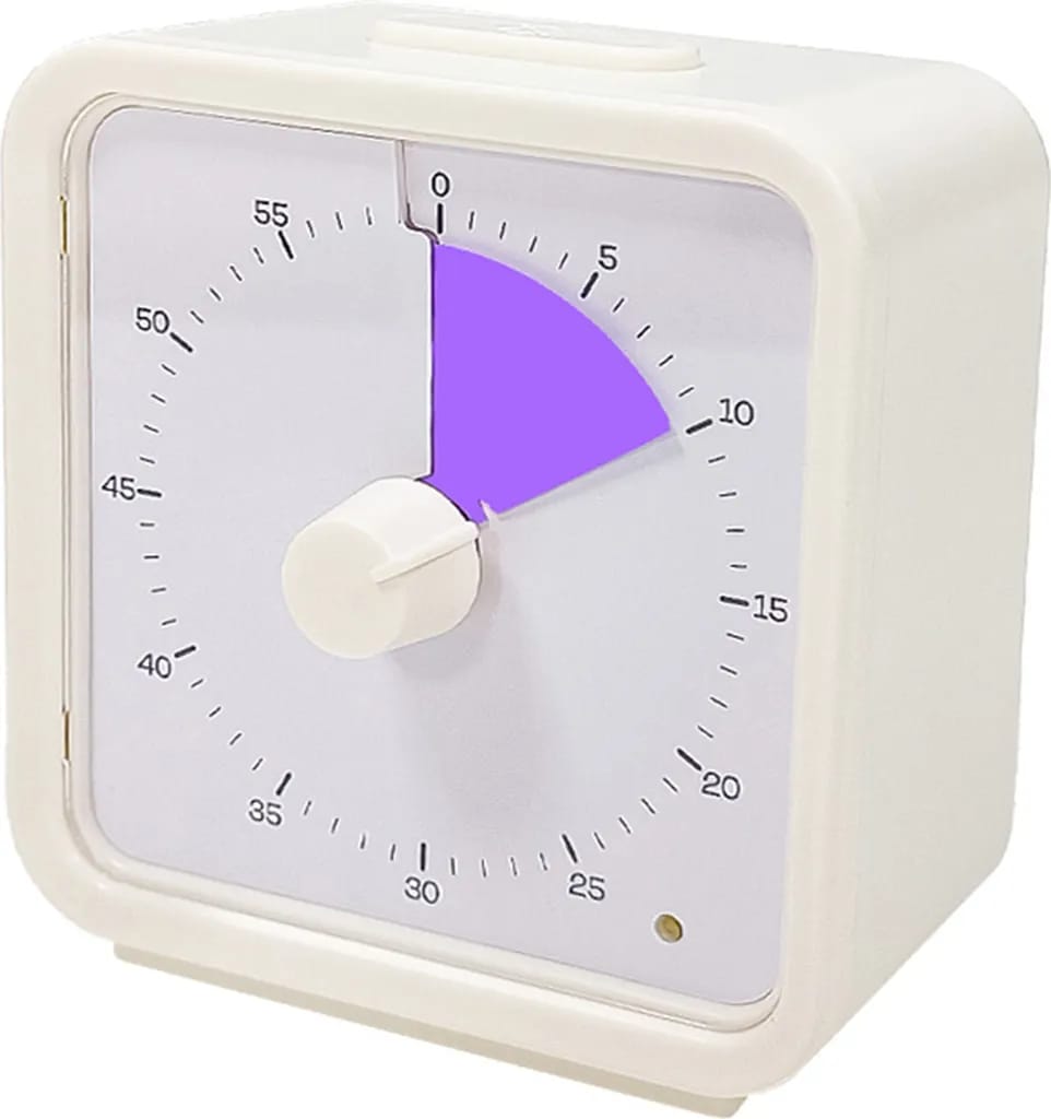 Lila, Kinderfreundliche Küchenuhr Mit Magnet-countdown-funktion Zum Lernen Und Kochen, Einfache Einstellungen Und Übersichtliches Display
