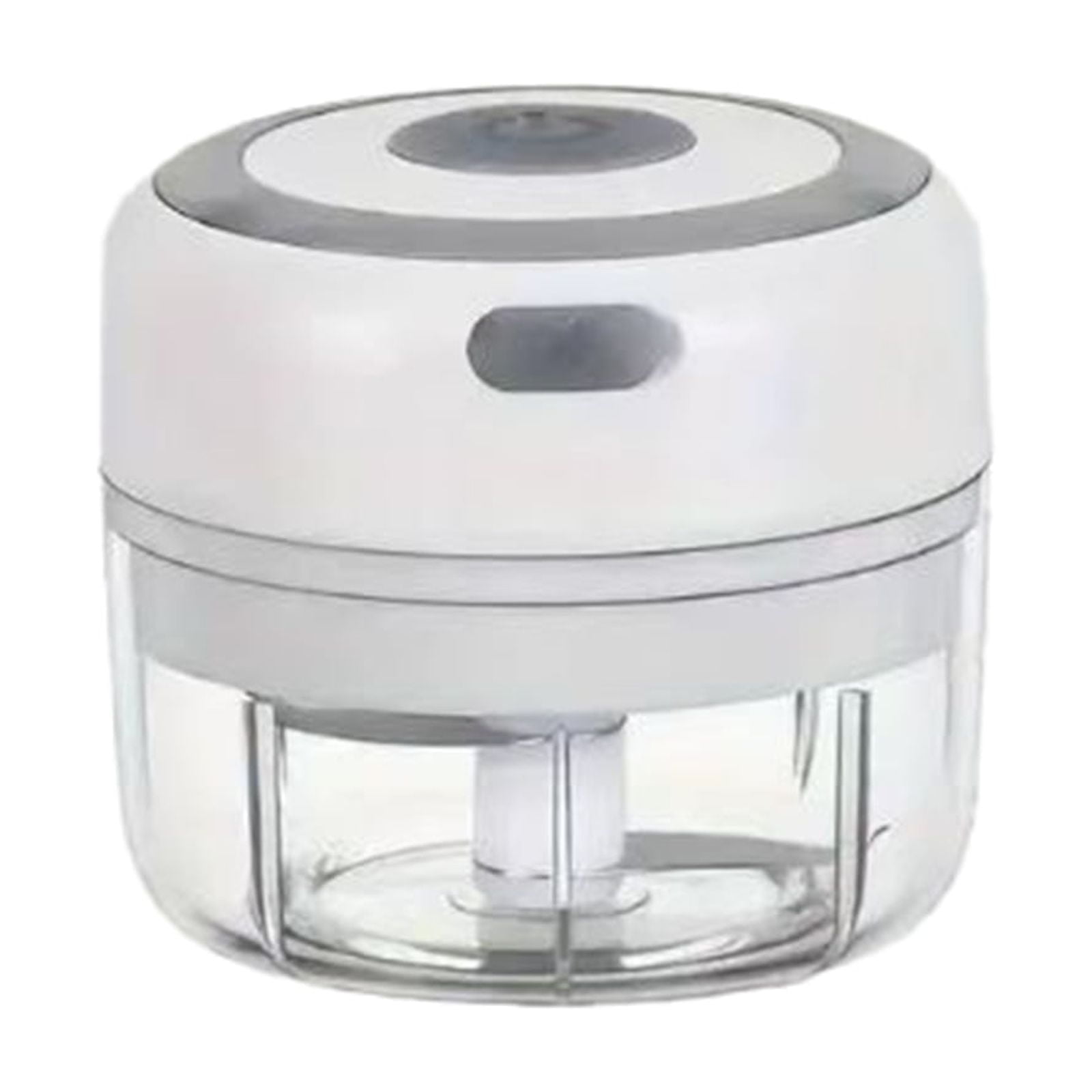 Elektrische Gewürzmühle, 3,4 Oz Fassungsvermögen, Usb-aufladbar, Transparente Kammer Für Gewürze/knoblauch - Weiß.