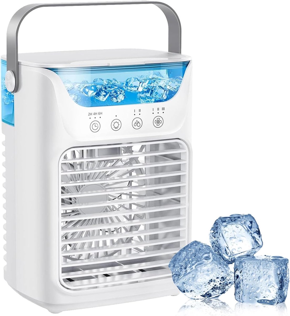 Klimaanlage – Mobile Klimaanlage – Tragbare Klimaanlage – Luftkühler – 3-in-1-verdunstungskühler Mit 3 Windgeschwindigkeiten, Großem Wasserfilter