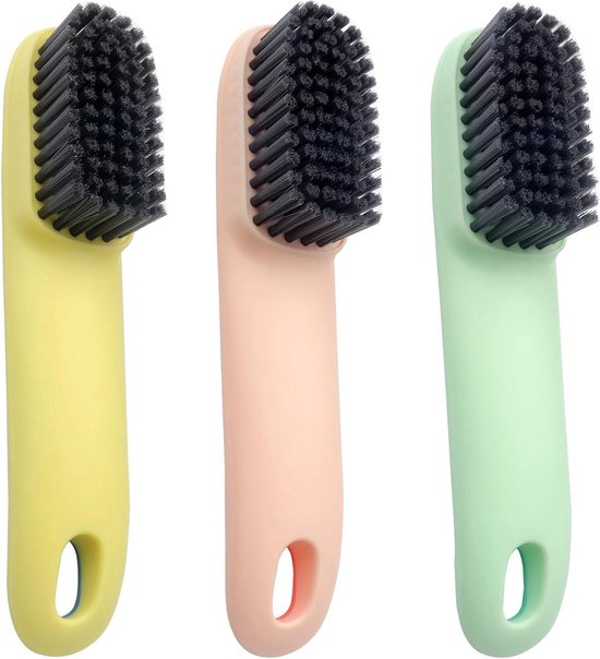 Reinigungsbürste Mit Weichen Borsten – Haushalt – 3-teiliges Set – Tragbar