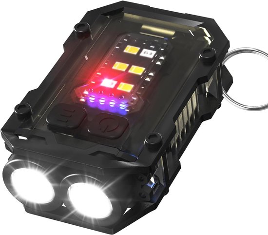 Mini-led-taschenlampe Mit Akku – 900 Lumen – Kleine Edc-taschenlampe – 8 Modi – Wasserdichter Clip – Für Camping, Wandern Und Notfälle