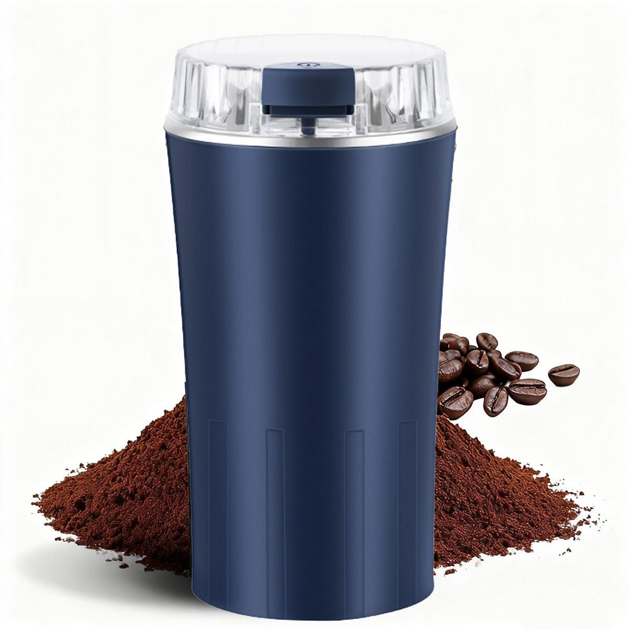 Elektrische Kaffeemühle 300w, Gewürzmühle, Edelstahlklingen, Tragbar, Leise