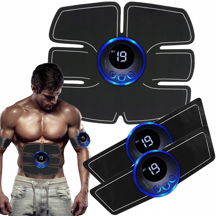 Elektrischer Stimulator (ems) Für Bauchmuskeln, Arme, Rücken, Gesäß Und Beine (3-fache Stärke).