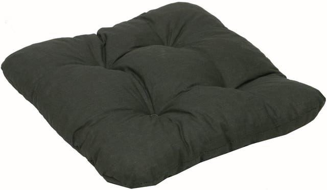 Go-de - Softkissen Sitzkissen 40x40x7cm anthrazit Sitzauflage Auflage Stuhlkissen