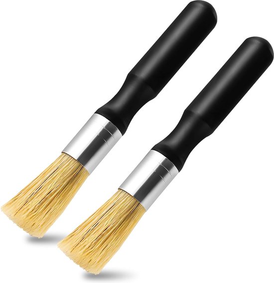 Barista-pinsel – Kaffeepinsel Mit Holzgriff – 2er-pack