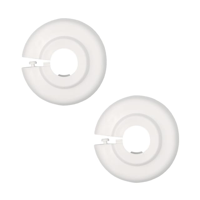 sanicomfort PVC-Klapprosetten 12 mm, weiß, 2 Stück Heizungsinstallation