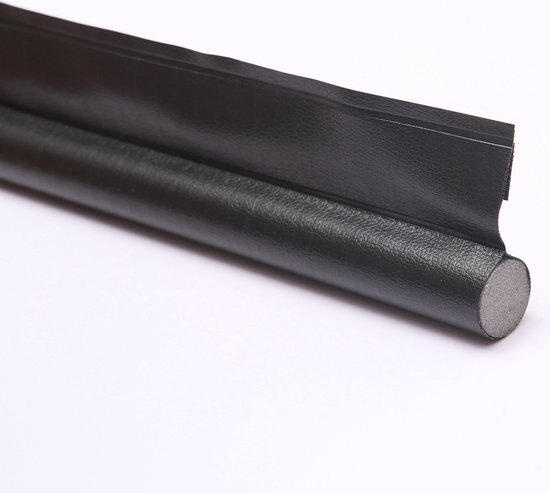 Türdichtungsband, Gummidichtungsband, Einseitig, Für Die Unterseite Von Türen, Selbstklebend, 96 Cm, Schwarz