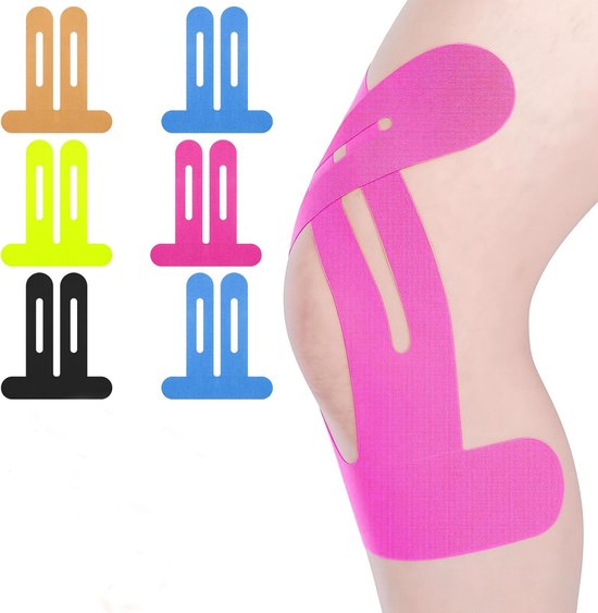 10er-pack Vorgeschnittene, Wasserfeste Kinesiologie-knie-tape-streifen (22 X 25 Cm), Kniescheibenstabilisierendes Stützband