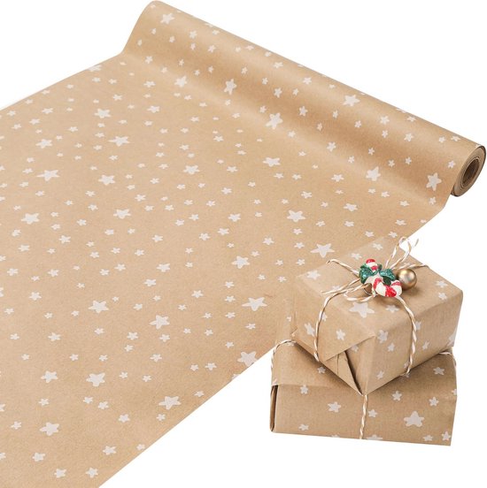 Weihnachtspapier 44 Cm X 15 M - Umweltfreundliches Geschenkpapier Für Präsente
