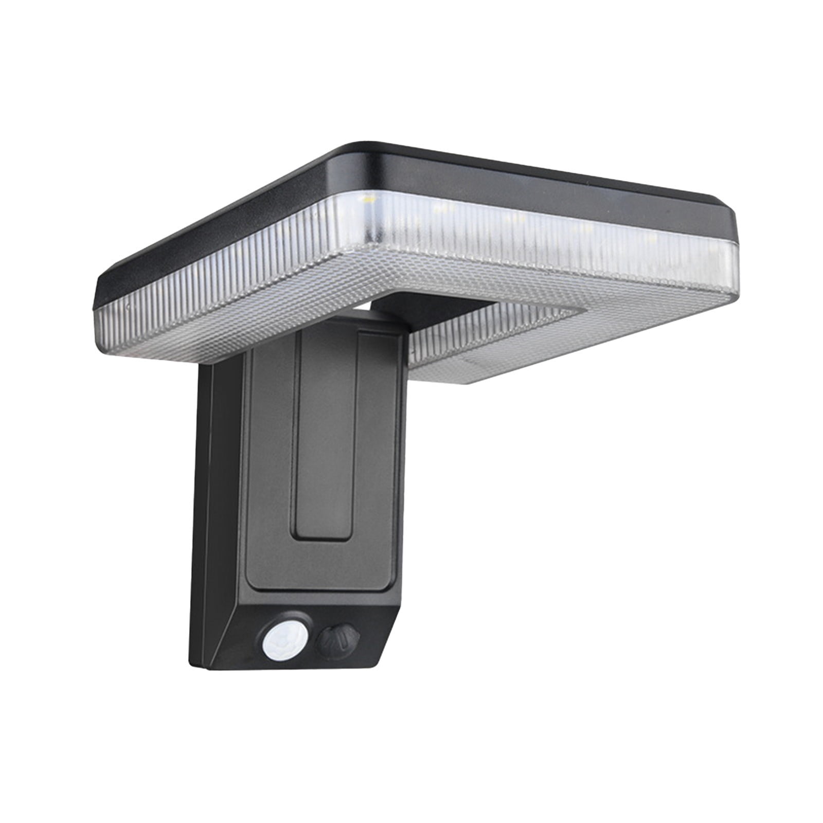 Wasserdichte Solar-wandleuchte Für Den Außenbereich Mit Bewegungsmelder, Faltbar, Wetterfest, Schwarze Led-lampe, Kein Stromanschluss Erforderlich, Für Treppen, Balkone Und Terrassen.