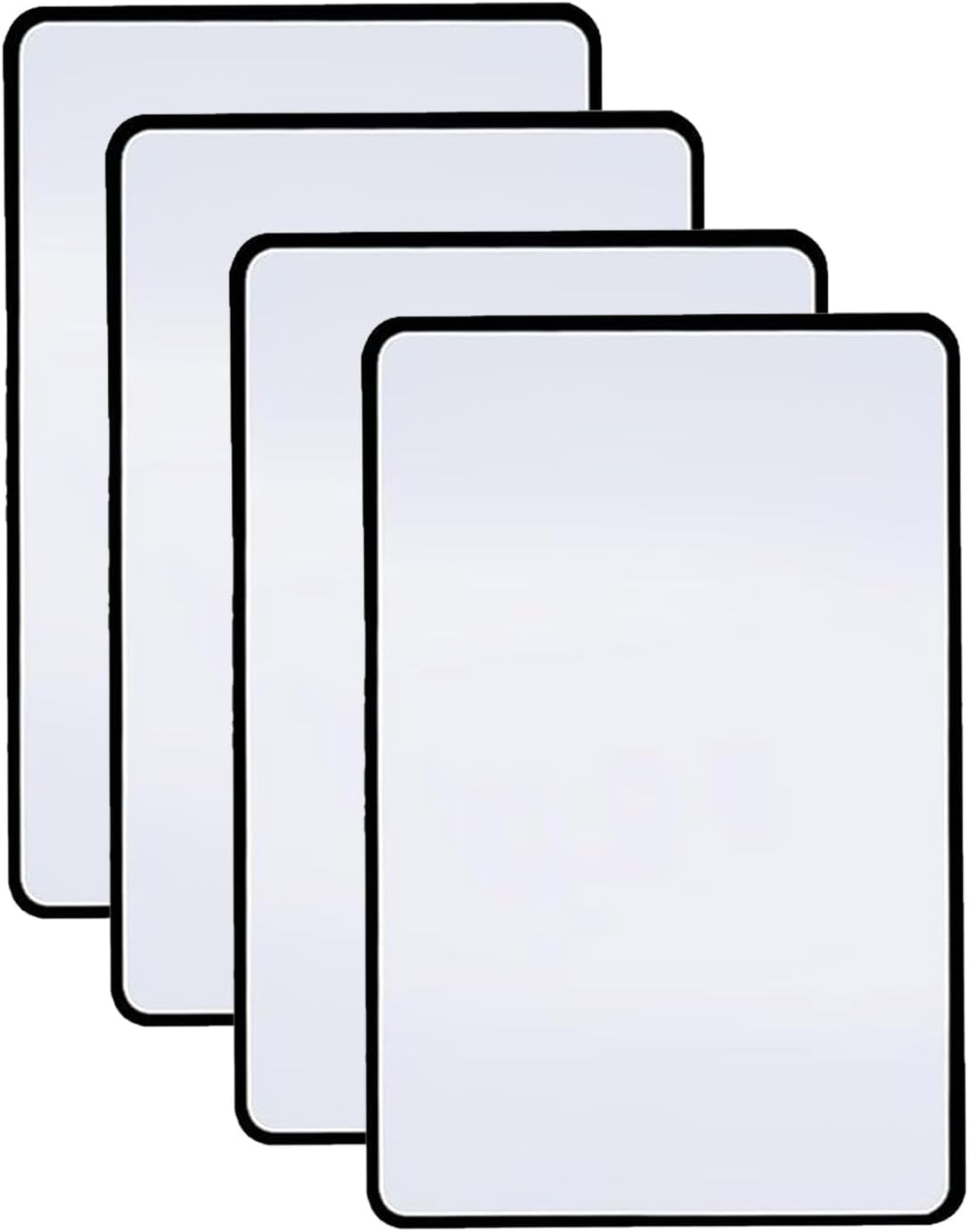 3-fache Vergrößerungslupe – Zum Lesen – 4-teiliges Set – Flexible Ganzseitenlupe – Für Bücher, Zeitungen, Zeitschriften, Landkarten Und Zur Inspektion