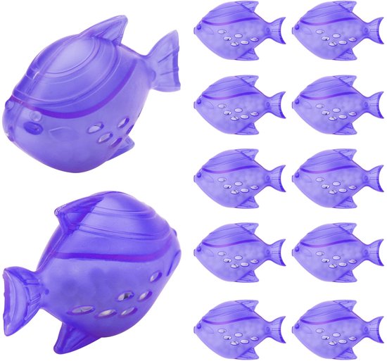 12-teiliges Universal-reinigungsset Für Luftbefeuchter Und Aquarien, Kompatibel Mit Den Meisten Luftbefeuchtern Und Aquarien, Silberionen-filterkugeln, Lila
